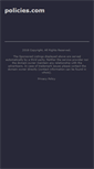 Mobile Screenshot of policies.com